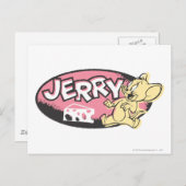 Jerry Cheese Logo Postkarte (Vorne/Hinten)