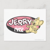 Jerry Cheese Logo Postkarte (Vorderseite)