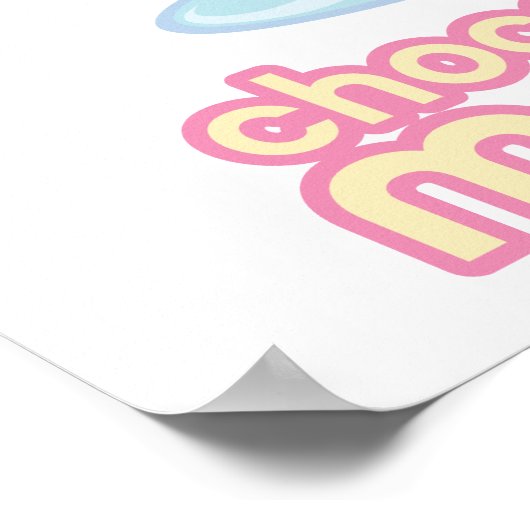 Jerry Chocolate Mouse Poster (Ecke)