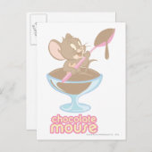 Jerry Chocolate Mouse Postkarte (Vorne/Hinten)