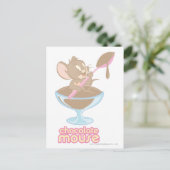 Jerry Chocolate Mouse Postkarte (Stehend Vorderseite)