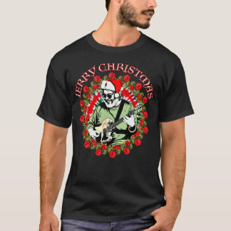Jerry Christmas Rose Wreath T-Shirt