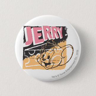 Jerry Face über Käse Button
