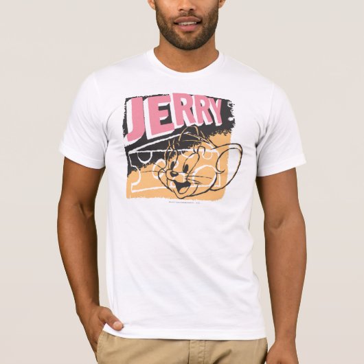 Jerry Face über Käse T-Shirt (Vorderseite)