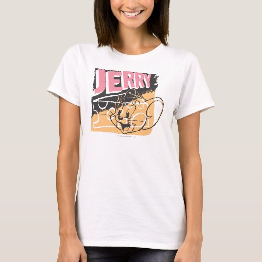 Jerry Face über Käse T-Shirt (Vorderseite)