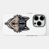 Jerry Garcia wolf Case-Mate iPhone Hülle (Rückseite (Horizontal))