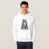 Jerry Garcia wolf Hoodie (Vorne ganz)