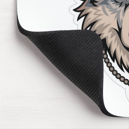 Jerry Garcia wolf Mousepad (Ecke)