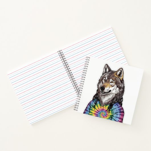 Jerry Garcia wolf Notizblock (Innenseite)