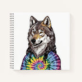 Jerry Garcia wolf Notizblock (Vorderseite)