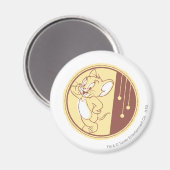 Jerry in Circle Magnet (Vorderseite/Rückseite)