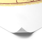 Jerry in Circle Poster (Ecke)