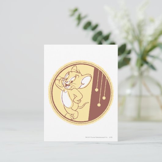 Jerry in Circle Postkarte (Stehend Vorderseite)