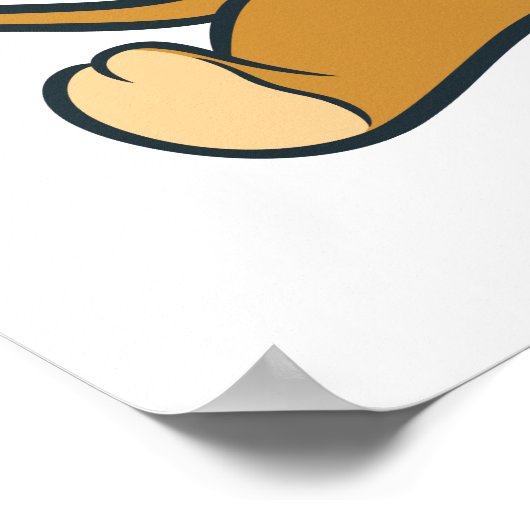 Jerry mag seinen Käse Poster (Ecke)