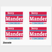 Jerry Mander Campaign Sticker (Blatt)