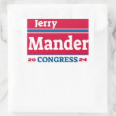 Jerry Mander Campaign Sticker (Tasche)