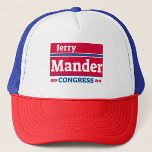 Jerry Manders Offizielle Kampagne Hat 2024 Truckerkappe