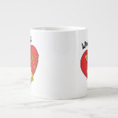 Jerry Mouse als Valentine Cupid Jumbo-Tasse (Vorderseite)