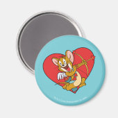 Jerry Mouse als Valentine Cupid Magnet (Vorderseite/Rückseite)