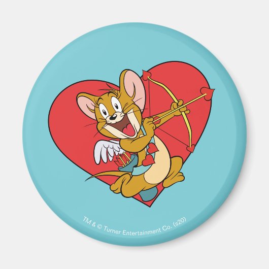 Jerry Mouse als Valentine Cupid Magnet (Vorne)