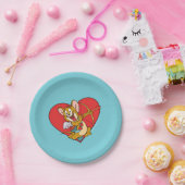 Jerry Mouse als Valentine Cupid Pappteller (Party)