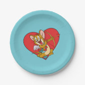 Jerry Mouse als Valentine Cupid Pappteller (Vorderseite)
