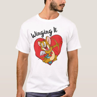 Jerry Mouse als Valentine Cupid T-Shirt