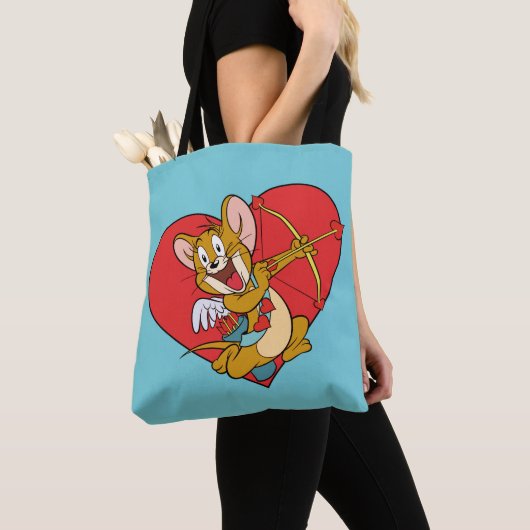 Jerry Mouse als Valentine Cupid Tasche (Von Nahem)