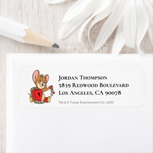 Jerry Mouse "Key to My Heart" Valentine (Insitu)