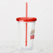 Jerry Mouse "Key to My Heart" Valentine Acryltrinkbecher (Rechts)