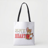 Jerry Mouse "Key to My Heart" Valentine Tasche (Vorderseite)