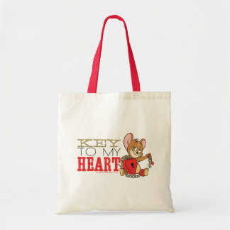 Jerry Mouse "Key to My Heart" Valentine Tragetasche