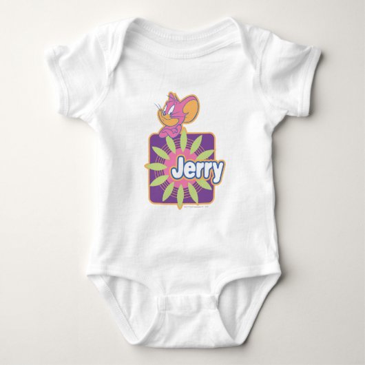 Jerry Neon Mouse Baby Strampler (Vorderseite)