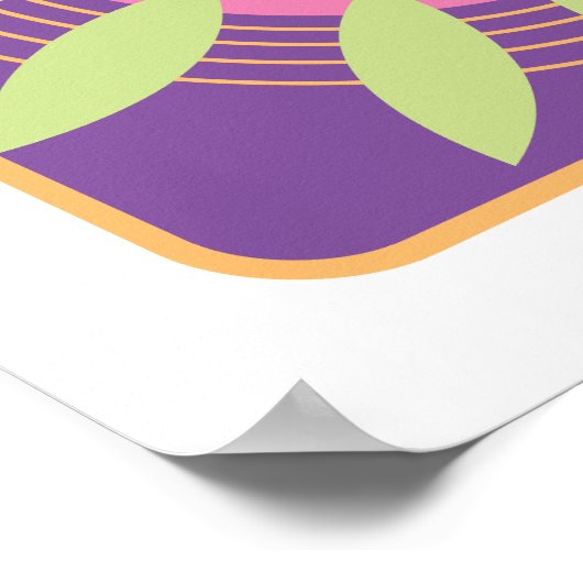 Jerry Neon Mouse Poster (Ecke)