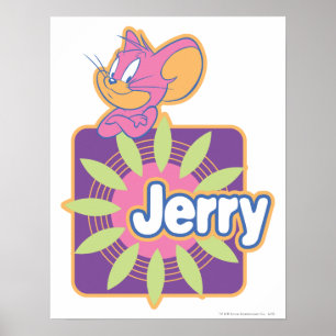 Jerry Neon Mouse Poster