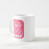 Jerry Pink Hearts Kaffeetasse (Vorderseite Links)