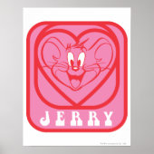 Jerry Pink Hearts Poster (Vorne)