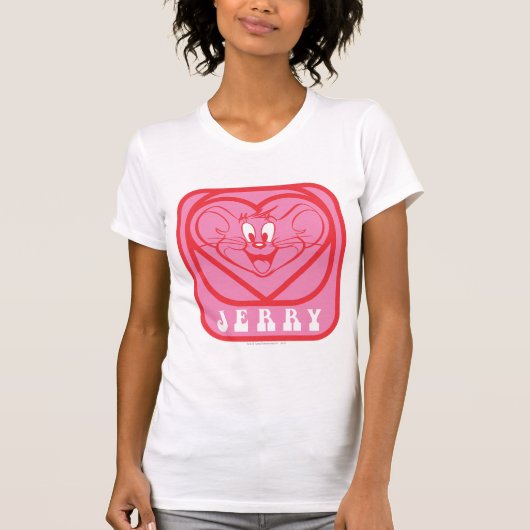 Jerry Pink Hearts T-Shirt (Vorderseite)
