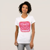Jerry Pink Hearts T-Shirt (Vorne ganz)
