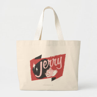 Jerry Red and Black Logo Jumbo Stoffbeutel