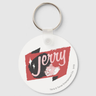 Jerry Red and Black Logo Schlüsselanhänger
