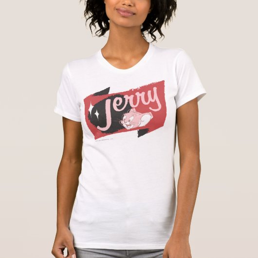 Jerry Red and Black Logo T-Shirt (Vorderseite)
