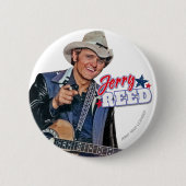 Jerry Reed Pin Button (Vorderseite)