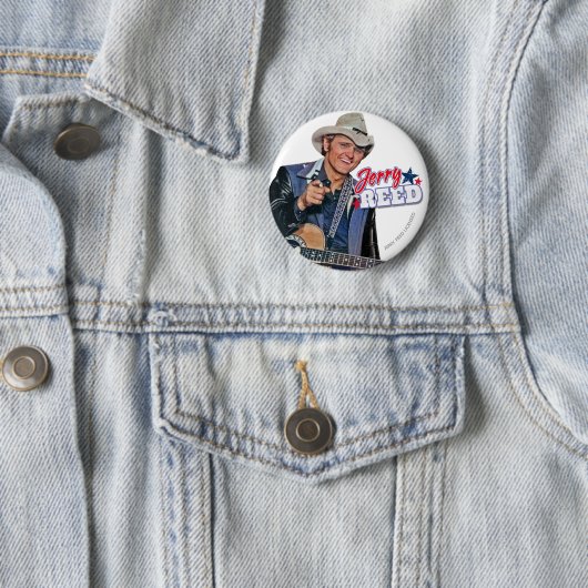 Jerry Reed Pin Button (Beispiel)