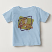 Jerry Running Scared Baby T-shirt (Vorderseite)