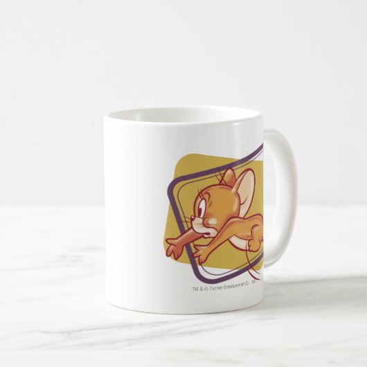 Jerry Running Scared Kaffeetasse (VorderseiteRechts)