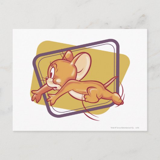 Jerry Running Scared Postkarte (Vorderseite)