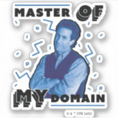 Jerry Seinfeld | Master of My Domain Aufkleber (Vorderseite)