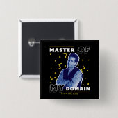 Jerry Seinfeld | Master of My Domain Button (Vorne & Hinten)