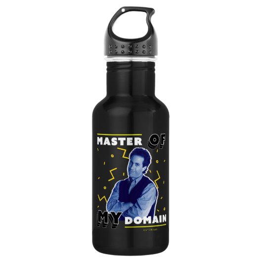 Jerry Seinfeld | Master of My Domain Edelstahlflasche (Vorderseite)